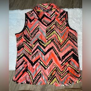 Jamie sadock blouse multi color size M for lady
